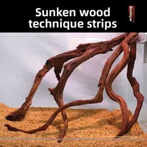 Klein Formaat Natuurlijk Paars Hart Hout Decoratie Milieuvriendelijke Rododendron Wortel Aquarium Drijfhout Tak Voor Beginners Micro - Product Image 3