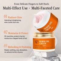 Crème Visage Hydratante Réparatrice Nourrissante à l'Huile de Cheval, Acide Hyaluronique, Niacinamide – Fournisseur en Gros OEM Marque Privée