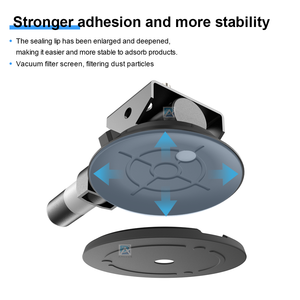 Ventouse multifonctionnelle en alliage d'aluminium et silicone de 3 pouces, capacité de charge de 15 à 20 kg, pour voiture, vélo, camping, support de caméra d'<span class=keywords><strong>action</strong></span> - Product Image 3