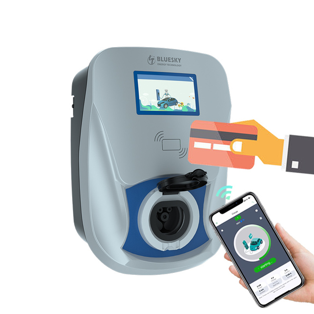 DC Wallbox EV Charging Station Type 1 Wall Charger with 5m Cable CCS Interface Standard 32A Rated Current New Condition