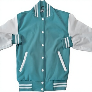 Alta calidad de encargo de la Universidad de béisbol estilo Varsity Letterman chaqueta cortavientos con Chenille bordado a granel precios al por mayor - Product Image 1
