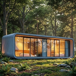 Casa Contenedor Moderna y Compacta de 20 pies, Tienda Prefabricada Móvil, <span class=keywords><strong>Apartamento</strong></span> con Construcción de Acero para Hoteles, Villas y Glamping Pods - Product Image 5
