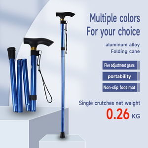 Bastone da passeggio portatile antiscivolo portatile telescopico leggero - Product Image 4