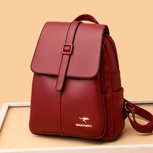 Mochilas de Piel Sintética al por Mayor, Elegantes y de Lujo para Mujer, Mochilas Multiusos con Cierre, Mochilas Veganas Nuevas Personalizadas para Mujer - Product Image 1