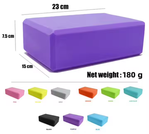 High Density EVA Yoga <strong>Block</strong> Eco-Friendly Wholesale Custom Pattern Thick Foam Yoga <strong>Brick</strong> for Pilates Studio - Product Image 4