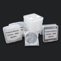 Lentille de protection en silice fondue 37x7mm pour laser, pièces détachées pour machine de découpe laser à fibre, plusieurs tailles disponibles
