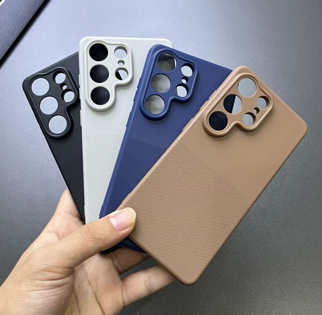 BAILI Factory Dot Pattern TPU Fully Wrapped Anti-drop Cell Phone Cases with Fleece Fabric for Samsung S23/S24 PLUS/S25/26 ULTRA