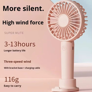 Ventilateur de poche silencieux et léger CITICITY pliable avec vitesse réglable, alimenté par batterie, pour une utilisation en extérieur et en voiture - Product Image 2
