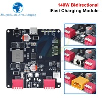 Module de charge rapide bidirectionnel 140W PD3.1 pour batteries lithium 2S 3S 4S 5S 6S, carte de charge IP2366 BMS