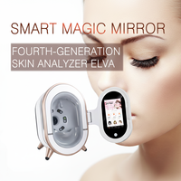 Analizador de Piel Inteligente 3D con IA, Escáner Facial, Detector de Arrugas, Análisis de Humedad, Simulación de Envejecimiento, para Salón de Belleza, Marca LANGDI M9, OEM de Fábrica
