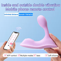 Hot Sale Fernbedienung Flapping Strap auf Dildo Vibrator für Frauen Klitoris Stimulator Vibrierende Höschen Sexspielzeug für Frauen