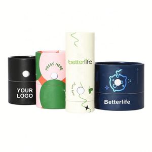 Boîtes d'emballage en tubes de papier kraft personnalisés de haute qualité, boîtes cylindriques pour cadeaux, emballages de tubes résistants aux enfants - Product Image 5