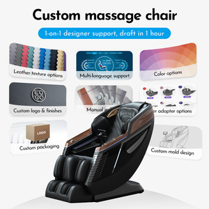 3D Deep Fascial Chair Rail Office Worker <b>Neck</b> Shoulder Back Relief Kneading Tapping Shiatsu Home Use - Product Image 3