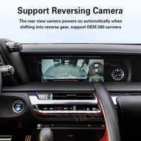 Caja de Interfaz Viknav Linux para Lexus LC500 2018-2020, Decodificador Inalámbrico CarPlay Android, Navegación GPS para Auto, Pantalla de Radio Original