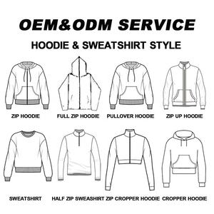 YOUMI 사용자 정의 로고 3D 퍼프 풀오버 프린트 후드 Oem 제조업체 스트리트 웨어 남성용 찌르기가없는 원시 가장자리 자른 까마귀 - Product Image 6