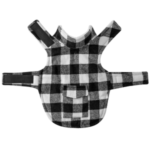Tanpopo <b>Dog</b> Winter <b>Coat</b> Classic Plaid Fleece <b>Dog</b> Cold Weather Jacket with Pocket Windproof <b>Warm</b> Vest Pet Clothes Apparel for <b>Dog</b> - Product Image 4