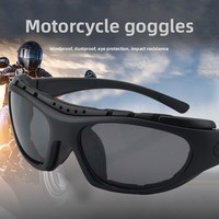 Lunettes de protection tout-terrain anti-poussière, anti-vent et anti-UV pour la conduite en extérieur