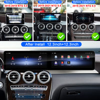 STWEI pour Mercedes Benz C/GLC/W205 2015-2021 NTG 5.0 5.5 6.0 Carplay Double Écran 26 Pouces Android14 Autoradio Lecture Multimédia