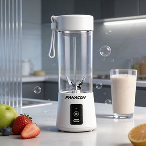 Licuadora Portátil Recargable USB/Batería de 400 ml, Mini Licuadora para Smoothies, Libre de BPA, a Prueba de Fugas, con un Solo Toque, Trituradora de Hielo, Resistente, para Hotel - Product Image 1