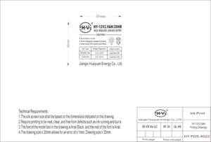 모든 종류의 배터리 12V2.9AH 딥 사이클 씰 납산 배터리 무료 배송 배터리 - Product Image 3