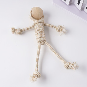 Meistverkauftes Unzerstörbares Baumwoll-Leinen-Ball Hundespielzeug-Set Stressabbau Bissresistent Langeweile-Bekämpfung - Product Image 6