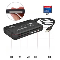 USB 20 Lector de tarjetas SD TF de alta velocidad MS M2 XD CF Lector multifuncional para computadoras y computadoras portátiles
