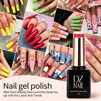 Vernis à ongles en gel OEM DZ en bouteille, vernis liquide semi-permanent UV/LED, tout pour la manucure, fournitures pour ongles, vente en gros