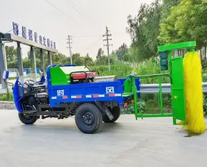 Enclosure cleaning machine Isolated railing cleaning truck construction site for sale