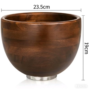 <span class=keywords><strong>Bol</strong></span> à pétrir en bois de qualité alimentaire de style moderne, <span class=keywords><strong>bol</strong></span> à salade adapté aux mélangeurs de cuisine - Product Image 2