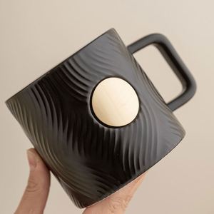 <b>Creative</b> Eco-Friendly Business Mug Notebook <b>Gift</b> Set with White Porcelain Bronze Finish Embossed Logo Engraving Advertising - Product Image 2