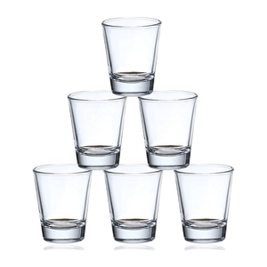 Mini bicchieri svasati con Design classico Logo personalizzato vetreria sfusa per il vino whisky e l'ingestione di liquori per la birra e bere - Product Image 2