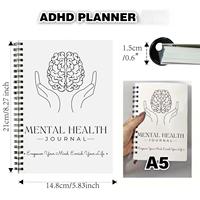 Journal de bien-être spirituel personnalisé, couverture rigide imperméable, affirmations positives, guide de santé mentale, cahier de relaxation pour adultes