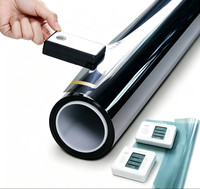 Proveedor de Fabricación de Película para Ventanas de Auto de 3m, 1.52x5m, Aislamiento Térmico, Control Solar, Película Negra para Tinte de Ventanas Laterales de Auto