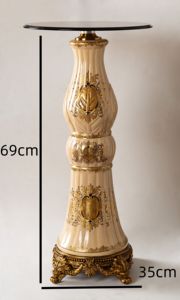 NOUVEAU Colonnes romaines en céramique de luxe de style moyen-oriental-Décoration intérieure Prix d'usine, Nouveau style populaire - Product Image 2