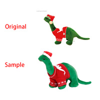Fabricant OEM/ODM, jouet en peluche cerf de Noël, conception personnalisée, jouets en peluche cerf, renne en peluche de couleur marron