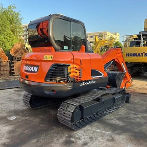 Excavatrice d'occasion Doosan DX60 2023, poids opérationnel 6 tonnes, mini format, machine d'occasion d'origine, 0-2000 heures, à vendre - Product Image 6