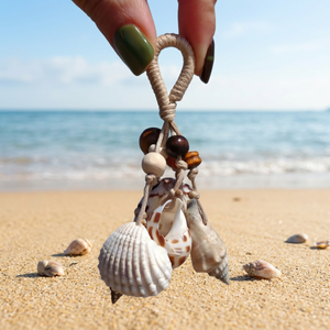 Wholesale Natural <b>Shell</b> Wind Chime Handmade Seashell Pendant Rope Hanging <b>Ornament</b> for Travel Home Decor Gift Coastal Decoration - Product Image 4