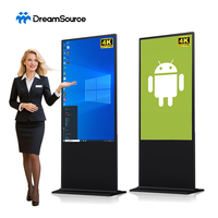 Pantalla LED para Interiores y Exteriores, Monitor LCD, Kiosco Publicitario, Panel Reproductor, Señalización Digital y Pantalla con Soporte de Pie