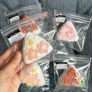 Realistic 6cm Triangle-Shaped Rice <b>Ball</b> <b>Squeeze</b> Toy New Design for 5-7 Years Kids & Adults Stress Relief TPR Material - Product Image 2