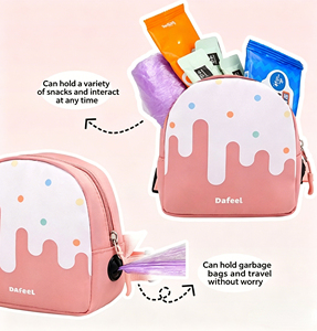 Fashion Cute Dog Self <b>Backpack</b> Lightweight Portable Pet Snack Bag - Product Image 6