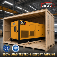 Groupe électrogène diesel silencieux 250kW 300kW 350kVA 400kVA avec moteur Caterpillar, triphasé 220V 380V, pour alimentation industrielle