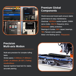 Machine à percer et à tufter MX-3 Axis 1 |   Machine de fabrication de brosses industrielles multifonctionnelles (cylindriques/disques/plates) - Product Image 5