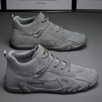 Chaussures de sport pour hommes, populaires, résistantes à l'usure, chaussures de skate montantes, chaussures de sport décontractées pour hommes