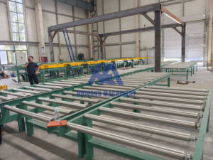 Línea de producción de Panel de almacén frío de alta calidad, máquina de Panel sándwich de Metal aislado de PU de poliuretano estructural - Product Image 5