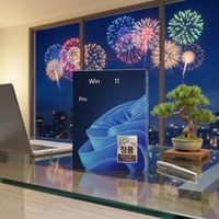 Versión Coreana de Alta Calidad, Unidad USB con Windows 11 Pro Original en Caja, Clave OEM FPP 25H2, Activación Global en Línea, Envío Rápido, en Stock