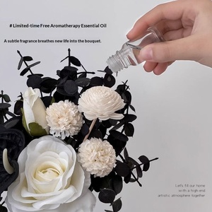 Flor Artificial Retro Francesa, Flor de Simulación, Flor de Alta Gama para Decoración de Mesa de Comedor, Porche, Mueble de TV, Jarrón Decorativo - Product Image 3