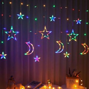 Luces de Ramadán Eid Mubarak, Mini Libreta de Direcciones, IP65, Alimentación CA, LED Epistar, Decoración Navideña, Luz de Estrella y Luna Centelleante, PVC, 100 Unidades - Product Image 2