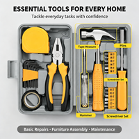 Ensemble d'outils avancés de 24 pièces, kit d'outils à main OEM personnalisable pour une utilisation moderne au bureau et dans les installations résidentielles