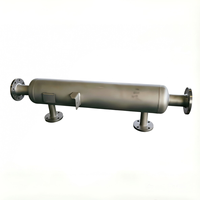 Échangeur de chaleur liquide-liquide à calandre en acier inoxydable, échangeur de chaleur à tubes pour refroidisseur d'eau et refroidisseur d'huile