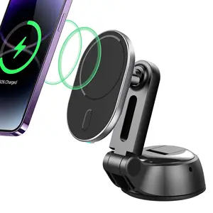 Magnetic Wireless Car Charger Mount Qi Car Phone Mount Air Vent Car Charger Wireless Charger Phone Holder Magnetic